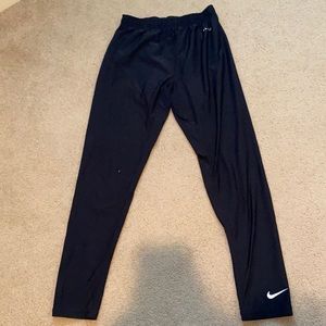 Nike dri-fit leggings with adjustable waistband.